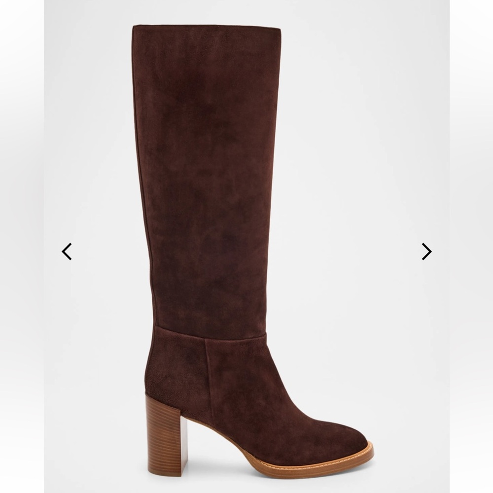 Gorgeous Tall Brown Suede Women's Boots